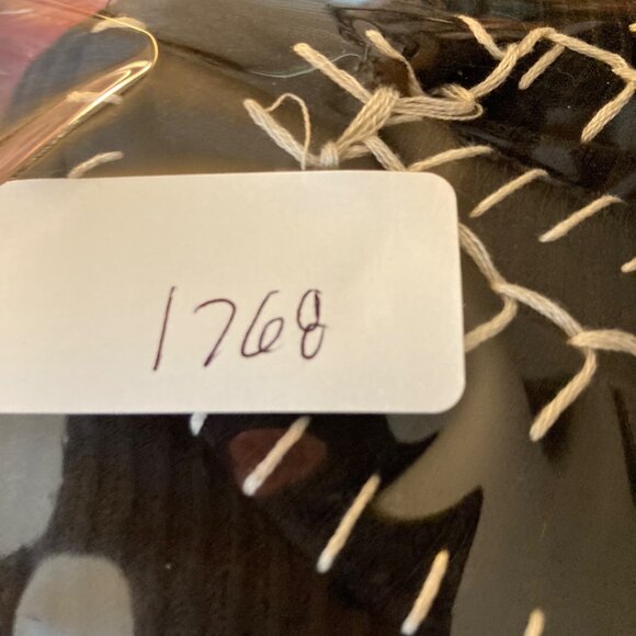 Free People Miranda Mini Dress Body Con M Black Stitch Detail  NWT - Picture 11 of 11